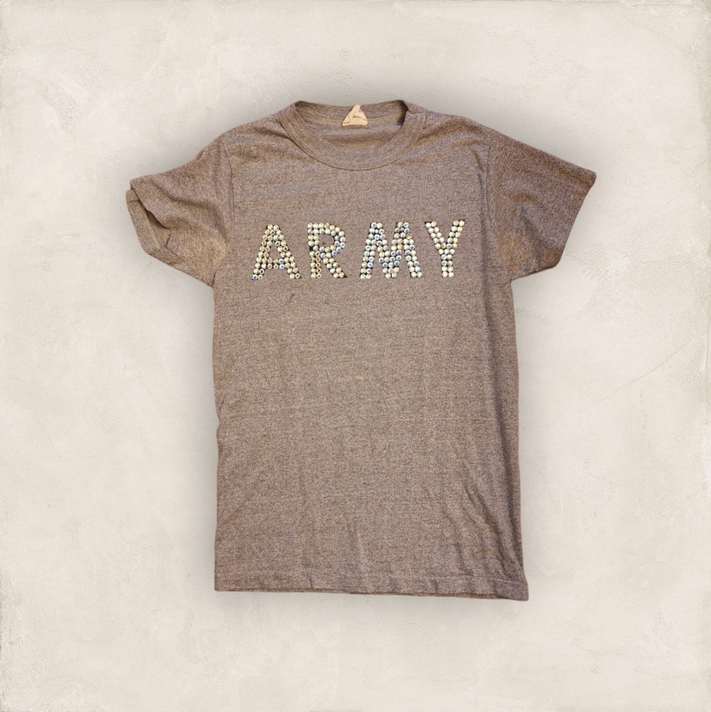 Rhinestone Army T Shirt